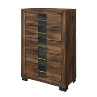 Titanium Bedroom Chest of Drawers, 5-Drawer, 31.5
