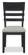 Trove Dining Chair, Ladder-back – Black 