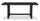 Trove Dining Table, 72”W – Black 