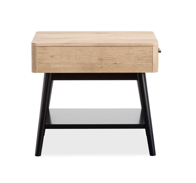 Tyssen 22\" End Table with Storage - Driftwood