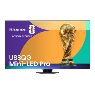 HISENSE 55" U88QG Mini-LED Pro QLED 4K UHD AI Smart Google TV (55U88QG) - 2025 Model | Téléviseur intelligent QLED à Mini DEL Pro HISENSE U88QG UHD 4K de 55 po avec IA et Google TVMC (55U88QG) - modèle 2025
