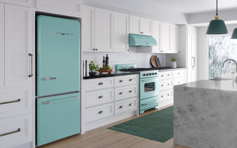 Classic Retro by Unique 18 cu.ft. Frost-Free Bottom Freezer Refrigerator - UGP-510L T AC