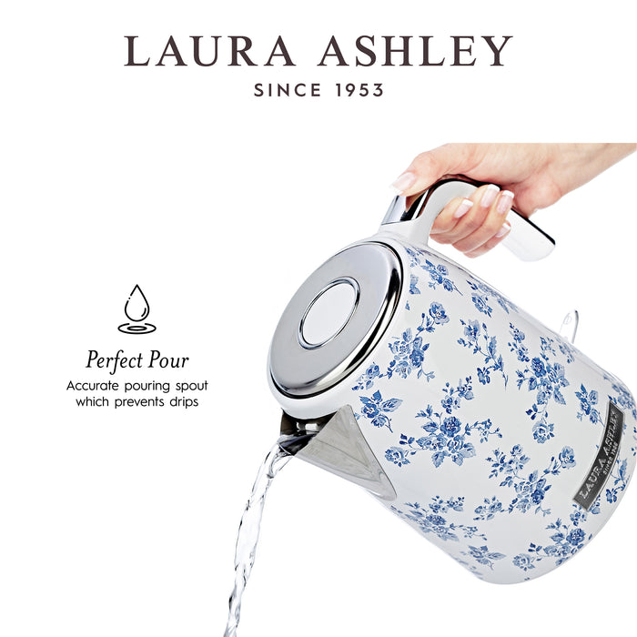 Laura Ashley Cordless 1.7 L Jug China Rose Kettle - VQ-SBPKK278-LACR-CA