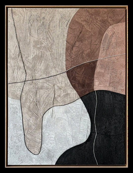 Earth Moves VII Hand Painted Wall Art – 36\" x 48\"