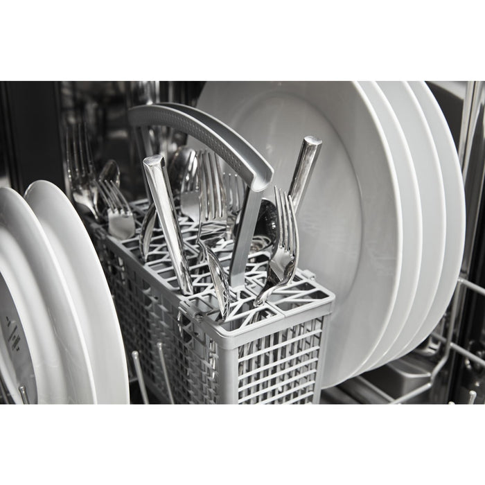 Whirlpool 18\" 50 dBA Built-In Front-Control Dishwasher - Black - WDPS5118PB