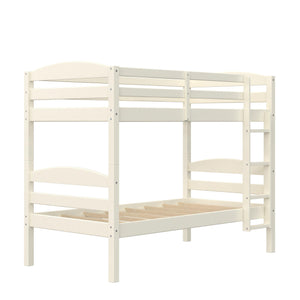 Better Homes & Gardens Leighton Wood Twin-over-Twin Bunk Bed - White