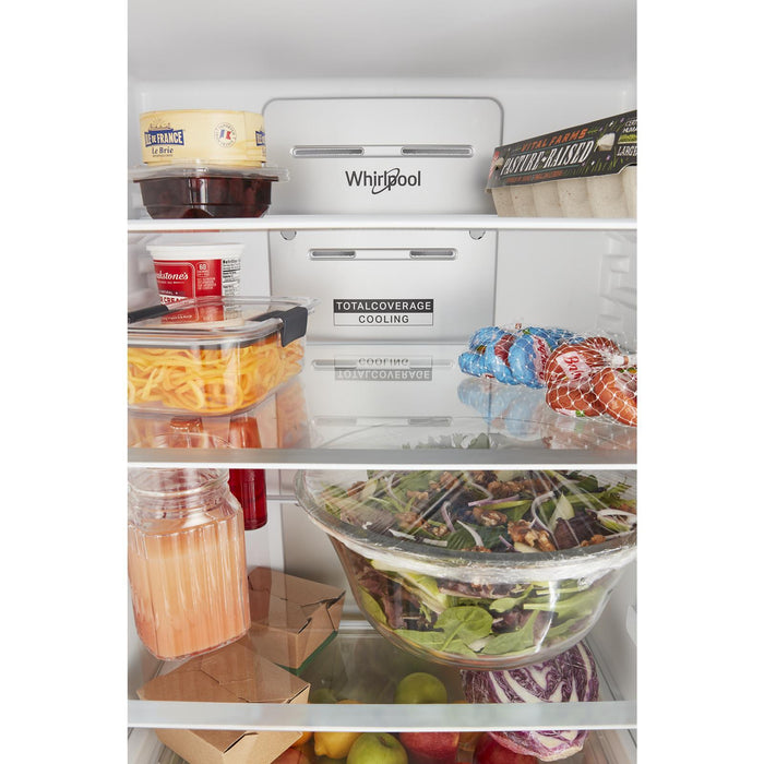 Whirlpool 24\" 12.9 Cu. Ft. Bottom-Mount Refrigerator - Fingerprint-Resistant Stainless Finish - WRB533CZJZ