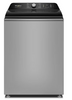 Whirlpool 6.1 Cu. Ft. Smart Top Load Washer with Removable Agitator – Radiant Silver - WTW8507TR | Laveuse intelligente Whirlpool à chargement par le haut de 6,1 pi3 avec agitateur amovible - argenté radieux - WTW8507TR