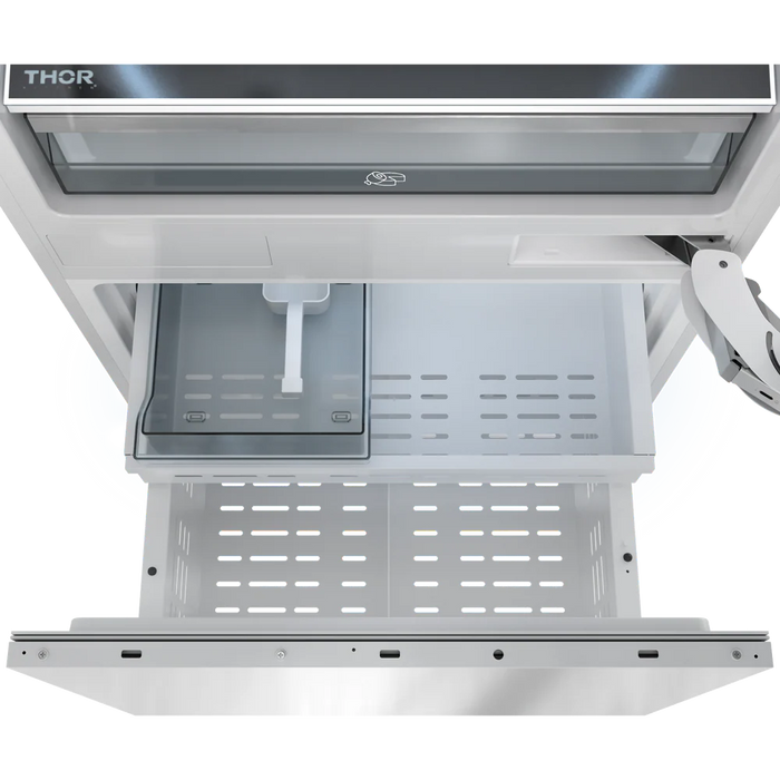 Thor Kitchen 30\" Built-In Panel-Ready Bottom Mount Refrigerator - XRF3016BBP