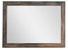 Abby Bedroom Dresser Mirror - Brown