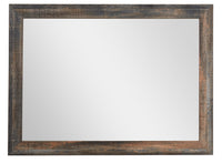 Abby Bedroom Dresser Mirror - Brown 