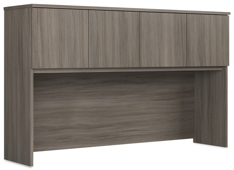 Affirm 59.06\" Commercial Grade Hutch with 2 Cabinets - Hudson Elm