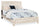 ["Arbor Panel Bed, Driftwood White - Queen Size"]