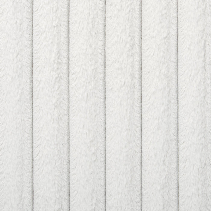 Aria Upholstered Platform Bed in Grey Fabric, Tufted - Queen Size