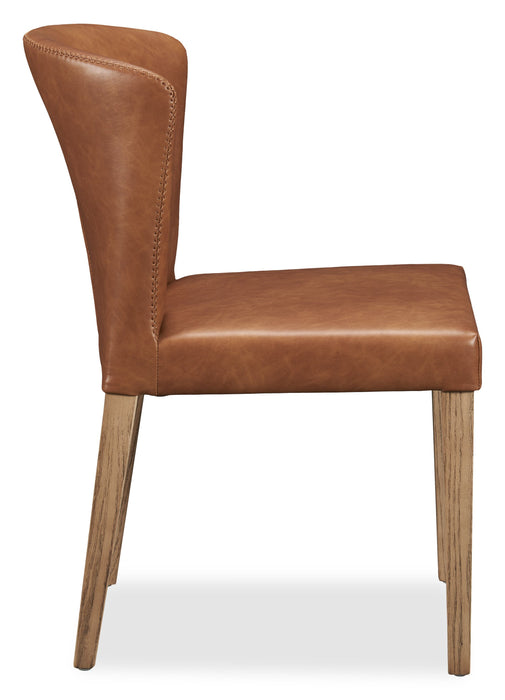 Arlo Dining Chair with Vegan Leather Fabric - Copper