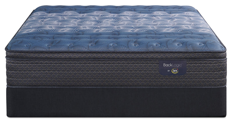 Serta Back Logic 1.1 Eurotop Medium Twin Mattress Set