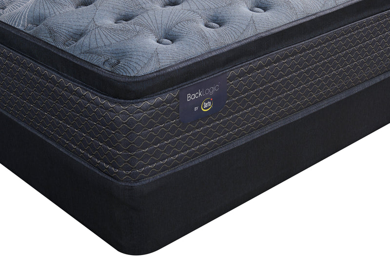 Serta Back Logic 2.0 Eurotop Firm Full Mattress Set