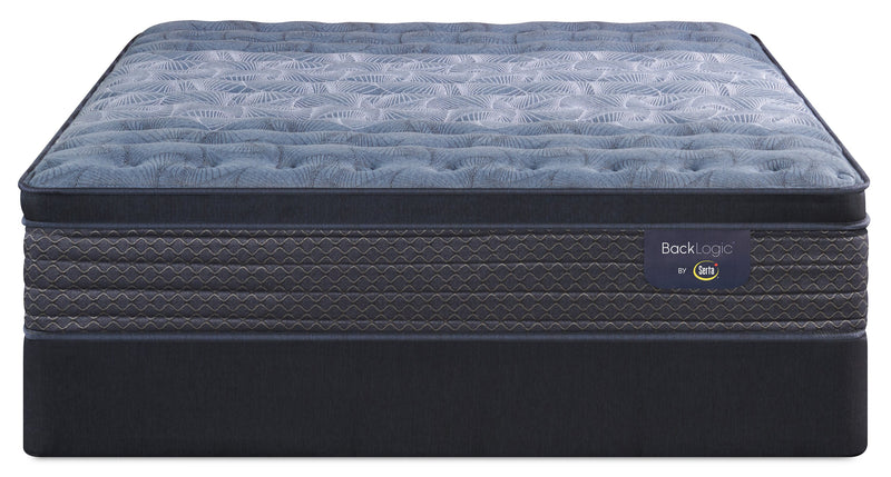 Serta Back Logic 2.0 Eurotop Firm Full Mattress Set