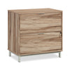 Bergen Circle 30.35\" Commercial Grade 2-Drawer Filing Cabinet - Natural Wood 