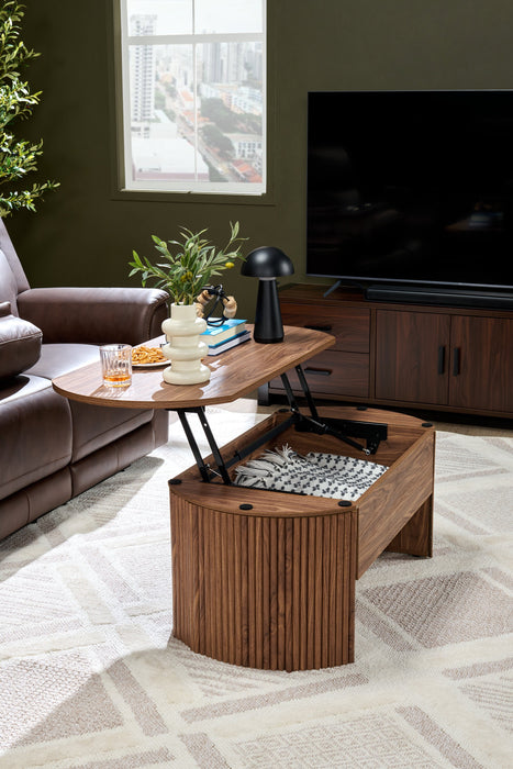 Briggs 39.76\" Lift Top Coffee Table with Storage - Brown