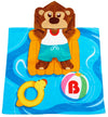 Brickley Bear Hooded Beach Towel