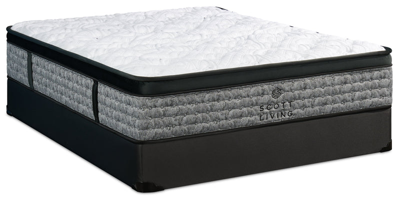 Scott Living Braemar Eurotop Plush Queen Mattress Set