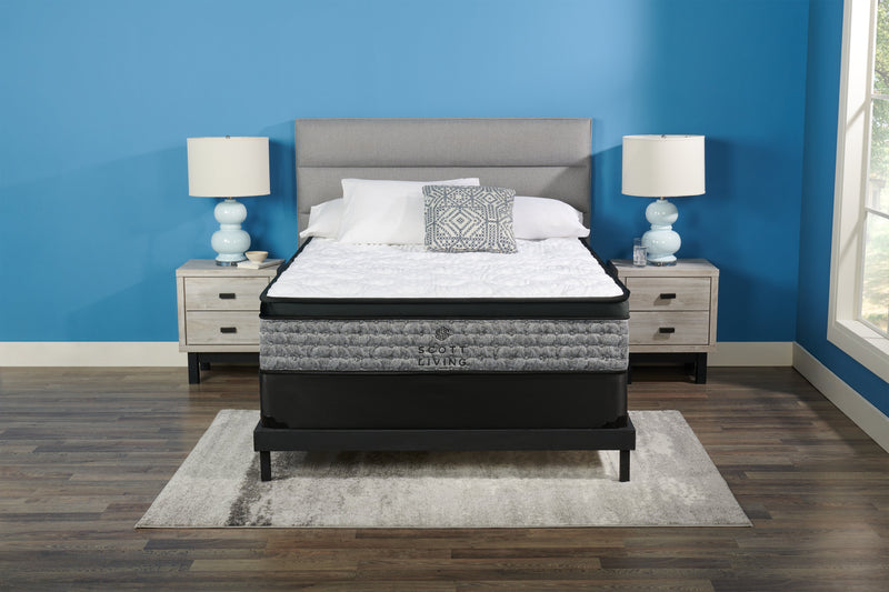 Scott Living Braemar Eurotop Plush Queen Mattress Set
