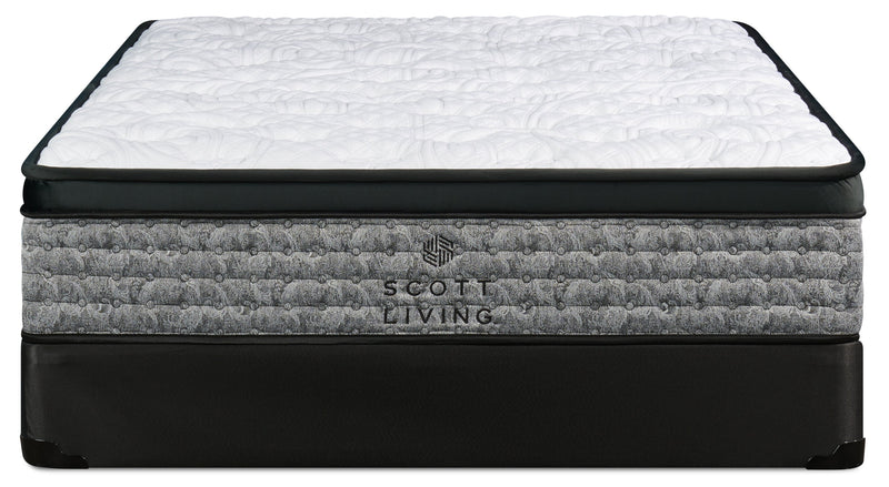 Scott Living Braemar Eurotop Plush Queen Mattress Set