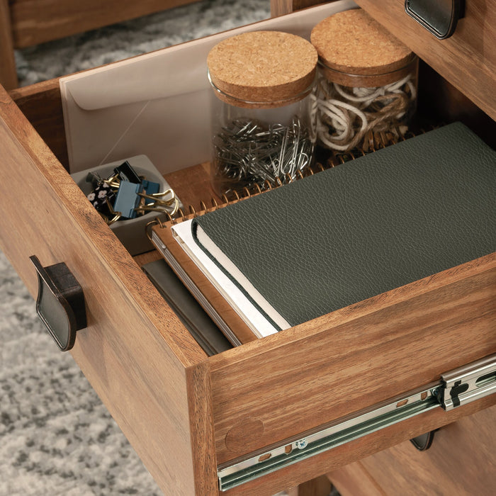 Cannery Bridge 66\" Commercial Grade Executive Office Desk with 6-Drawers - Brown
