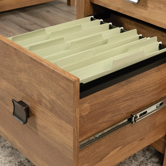 Cannery Bridge 66\" Commercial Grade Executive Office Desk with 6-Drawers - Brown