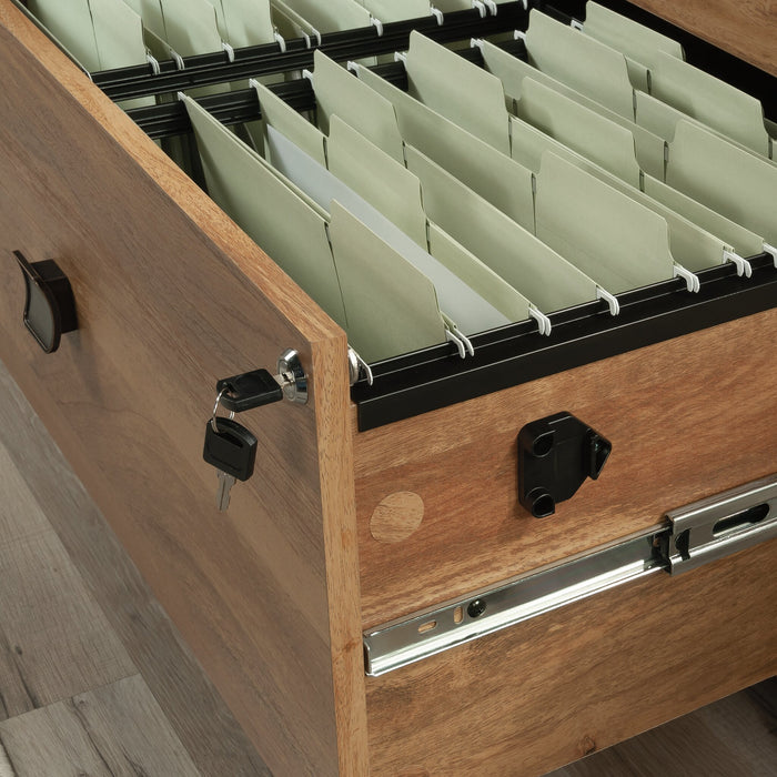 Cannery Bridge 31.73\" Commercial Grade 2-Drawer Lateral Filing Cabinet - Brown