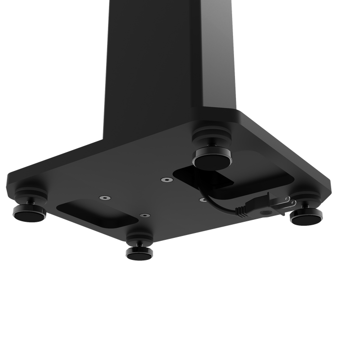 Kanto SX26 26\" Fillable Speaker Stands with Isolation Feet and Fillable Channel - Pair, Black