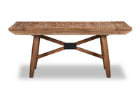 Cedar Dining Table, Pine Wood, Trestle-Base, 72.07