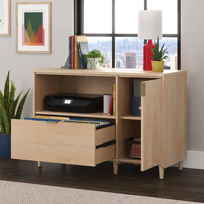 Clifford Place 44.06\" Commercial Grade Small Credenza - Natural Maple