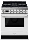 Smeg Portofino 3.6 Cu. Ft. Gas Range - CPF30UGGWH