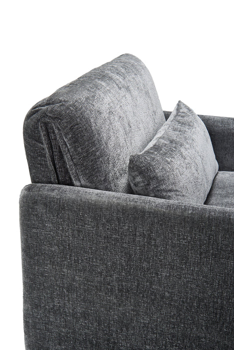 Dawn 42\" Chenille Fabric Sleeper Chair - Grey