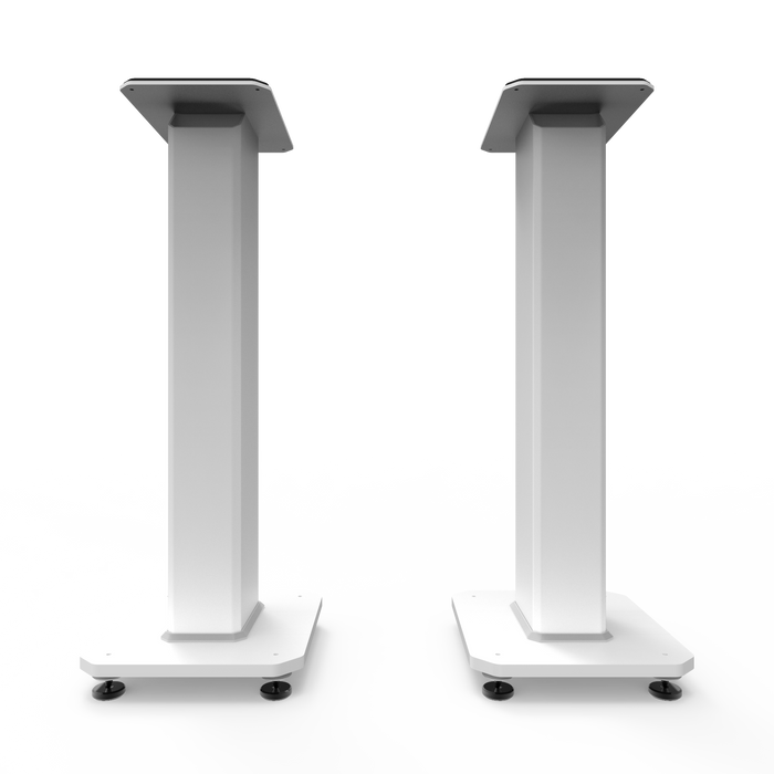 Kanto SX26 26\" Fillable Speaker Stands with Isolation Feet and Fillable Channel - Pair, White