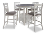 Dena 5pc Counter-Height Dining Set with Table & Chairs, 42-60