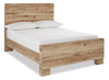 Derekson Panel Bed, Natural - Queen Size