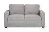 Drift 66.5\" Linen-Look Fabric Sleeper Sofa with Track Arms - Grey