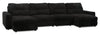 Scott Living Elevate Modular 4-Piece Chenille Fabric Power Sliding Sectional with Two Storage Chaises - Ebony
