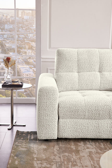 Scott Living Elevate Modular 6-Piece Right-Facing Chenille Fabric Power Reclining and Sliding Sectional - Beige