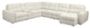 Scott Living Elevate Modular 7-Piece Right-Facing Chenille Fabric Power Reclining and Sliding Sectional - Beige