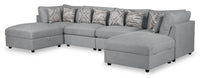 Evolve 6-Piece Sectional - Grey 