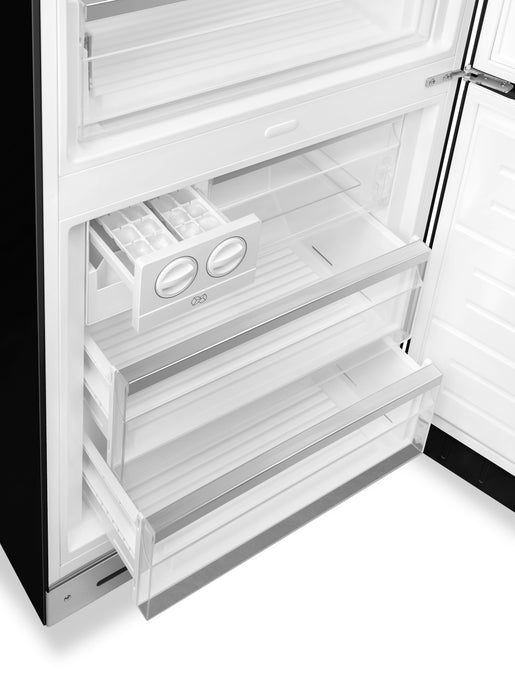 Smeg 18 Cu. Ft. Retro Bottom-Freezer Refrigerator - FAB38URBL
