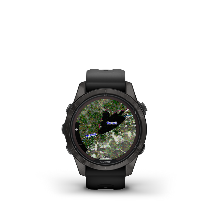 Garmin Fenix® 7s Pro Gps Smartwatch - Health Monitoring With Solar Charging, 42mm - Carbon Gray