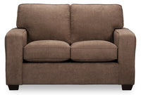 Fiona Chenille Loveseat - Mocha 