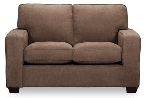 Fiona Chenille Loveseat - Mocha