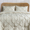 Gardenia Wynd 3-Piece Full/Queen Comforter Set - Oatmeal