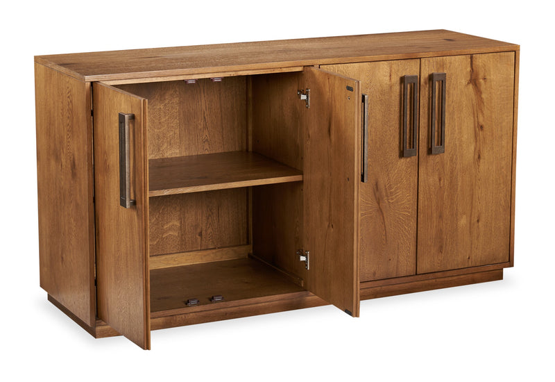 Scott Living Henri Dining Sever with Storage, Wood, 60\"W - Brown